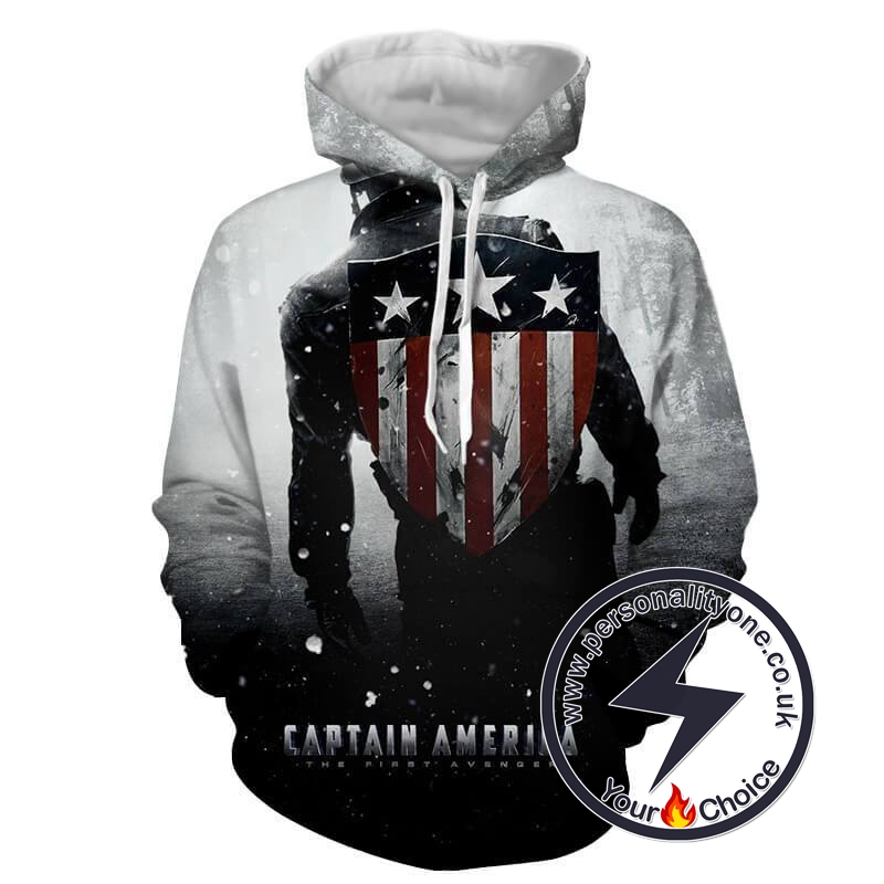 CAPTAIN AMERICA FIRST AVENGER 3D Hoodies - CAPTAIN AMERICA 3D